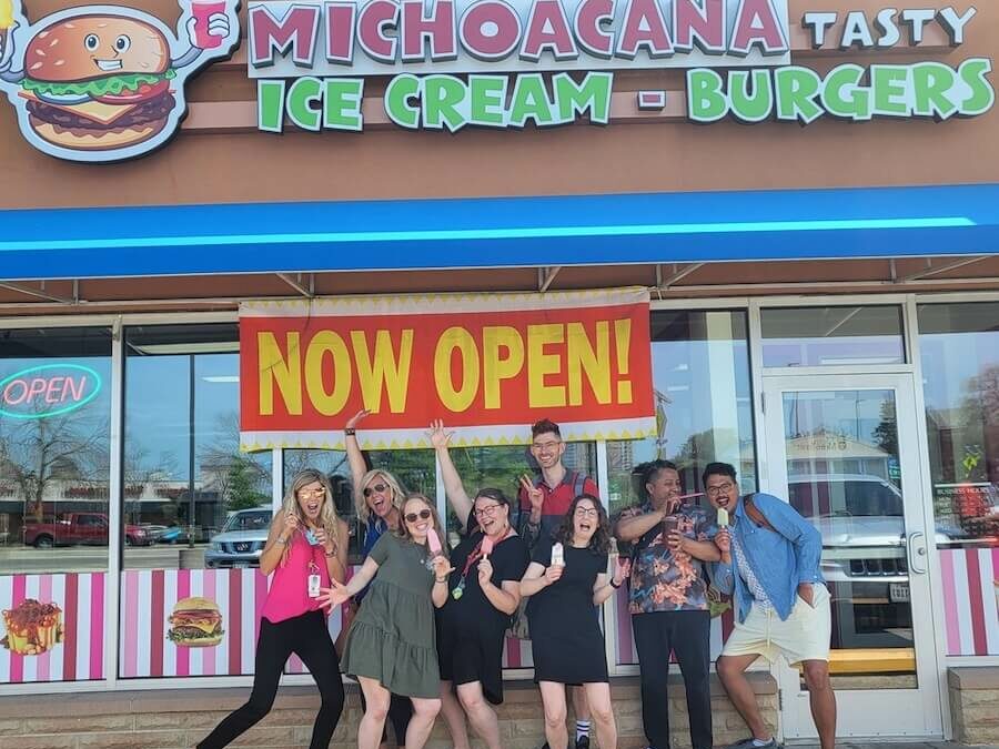 Homemade ice cream, popsicles, Mexican street food and burgers are the stars at Michoacana Tasty