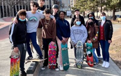 Richfield High School Skate Club members help create expanded skate park