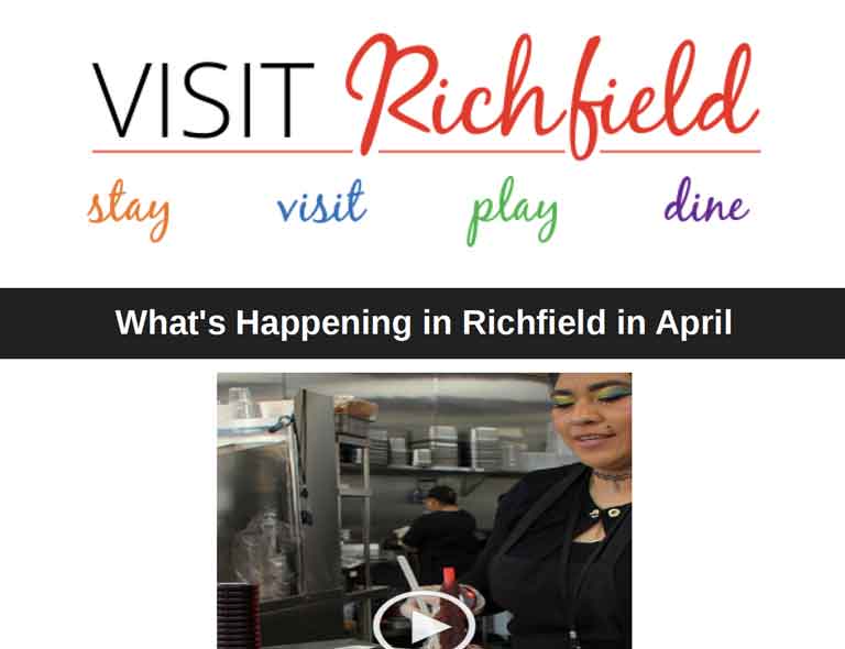 Visit Richfield Newsletter – April 2026